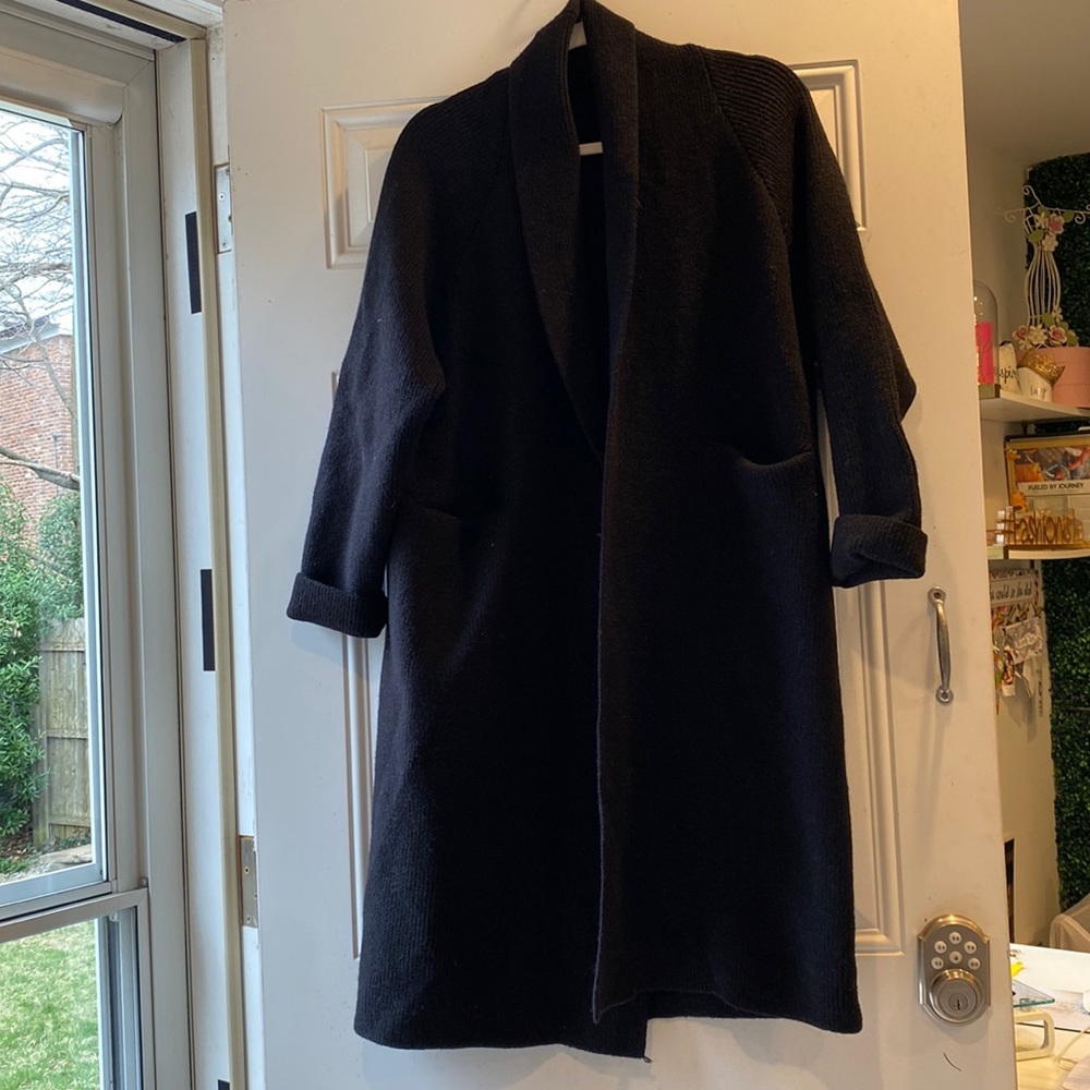 Black Duster Coat